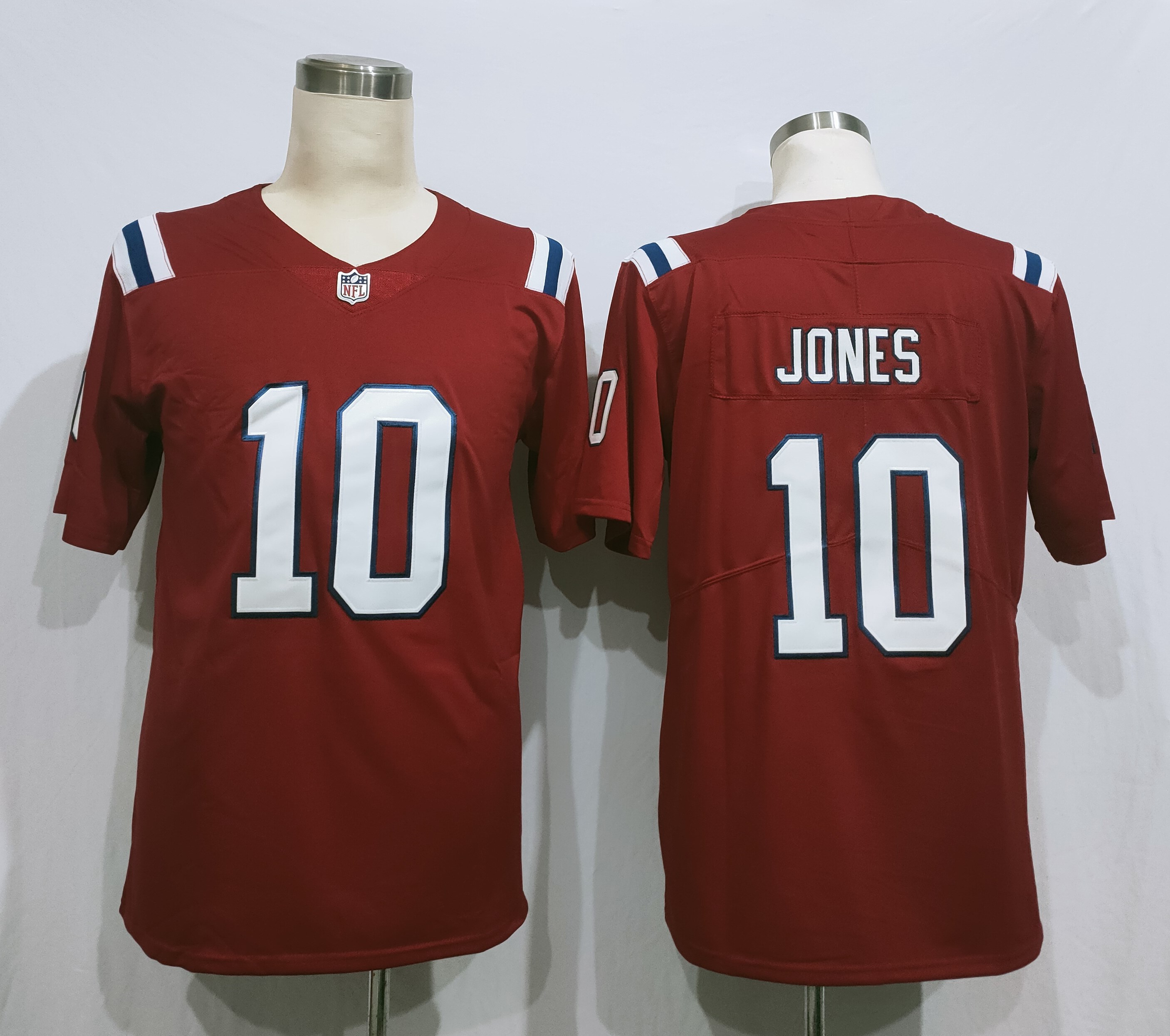 Men's New England Patriots Mac Jones #10 Red Jersey
